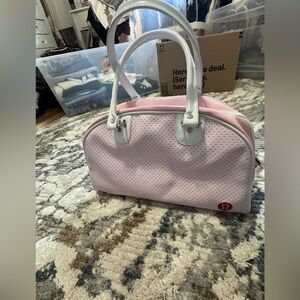 Lululemon Athletica Pink Perforated Travel Bag